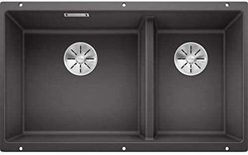 Blanco 523152 Fregadero Cocina, Gris Roca, 430mm/270mm