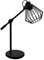 EGLO Tischlampe Tabillano 1, 1 flammige Tischleuchte Vintage, Industrial, Retro, Nachttischlampe aus Stahl, Wohnzimmerlampe in Schwarz, Lampe mit Schalter, E27 Fassung