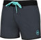Aqua Speed Badeshorts Herren + gratis eBook | Badehose Männer | Swim Trunks | Schwimmbekleidung Beachvolleyball | Grau Schwarz, Gr. XS | Axel