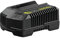 Stanley FatMax 18V Schnell-Ladegerät SFMCB14 (4A Ladestrom für schnelles Aufladen, einsetzbar für alle Stanley FatMax 18 Volt Akkus der V20-Serie, mit LED-Ladezustandsanzeige mit 4 Anzeigemodi)