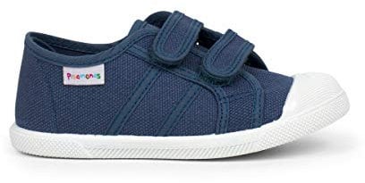 Pisamonas Zapatillas Niños Lona Cinta Adhesiva Talla 25 Color Azul Oscuro