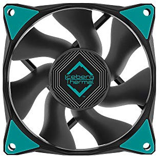 Iceberg Thermal IceGALE Xtra PWM-Gehäuselüfter, 80 mm, Schwarz