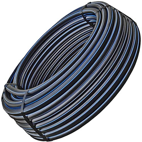 MegaHaustechnik PE Rohr Außendurchmesser 32mm - Länge 10m Meter Rolle - Druck PN 12,5 Bar Trinkwasser geeignet für Klemmverbinder Fitting Bewässerung Wasser Leitung Verlegerohr Ringware Kunststoff