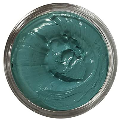 Famaco 50ml Blue Turquoise Leather Deluxe Cream Polish for Boot and Shoe with Application Brush - Nourish and Leather Protector Kit for Boots and Shoes
