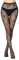 Simply Joshimo Collants résille noirs à motifs pour femme (rayé), Rose grimpante, Taille unique