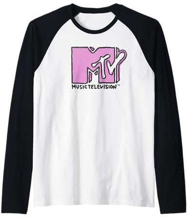 MTV Finger Paint Logo Raglan