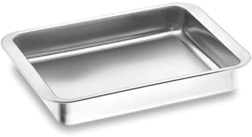 Suinga Bandeja metálica Rustidera para horno Inoxidable (35 x 26 x 5,5 cm)