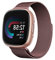 AireWiki Edelstahl Armband Kompatibel mit Fitbit Versa 4/ Fitbit Sense 2 Armband Metall Ersatz Mesh mit Magnetische Für Herren Damen Uhrenarmband Für Fitbit Versa 4/Sense 2 (3)