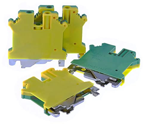 10 Pz Uslkg-5n Morsettiere Su Guida Din a Vite Terra Terra Universale Classe Connettore Uslkg5n Filo Conduttore