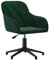 vidaXL Silla de Oficina Giratoria Mueble Tapizada Ordenador Computadora Estudio Escritorio Oficina Despacho Sala Estar Terciopelo Verde Oscuro