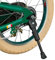 Anicy Fahrrad Ständerfuß Fahrradständer Kinder - 14 Zoll Einseitiger Stand Fahrrad Ständer Fahrräder Zubehör, Seitenständer Kids Bike Kickstand für Kinder Mountainbike Rennrad Fahrräder