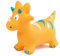 Ludi - Dinosaure Sauteur pour Enfants - 59x49x22 cm - Jouet Dynamique en PVC avec Poignées Ergonomiques - pour Intérieur et Extérieur - Inclut Système de Gonflage - Dès 10 Mois