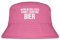 Prozente Momente Bring Mir Bier Fischerhut | Anglerhut | Sonnenhut | Sommer | Party | Lustige Sprüche | OneSize | Malle | hochwertig | Pink