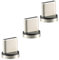 Rundago Lot de 3 Adaptateur Magnétique 7 Pin, Général Adaptateur Magnétique Connecteur, Micro USB Connecteur Magnétique/Type C Connecteur Magnétique pour Câble de Charge Magnétique