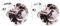pewterhooter Women 925 Sterling Silver Crystal Stud Earrings (Vintage Rose)