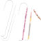 Aeaocvo 4-Piece Bead Spinner Needles, Stainless Steel Hooks for Jewelry Making, Bracelet Making & DIY Crafts