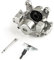 LST Bremssattel Bremszange 36mm hinten rechts kompatibel mit Mercedes-Benz W203 CL203 C209 R171