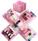 Pasdrucn Überraschung Box, 5-lagige Kreative Explosions-Geschenkbox, DIY Handgemachte Überraschung Box für Valentinstagsgeschenke, Geburtstag, Hochzeitstag () (Rosa)