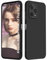 ISOI - Funda para Xiaomi Redmi Note 12 Pro 5G/Xiaomi Poco X5 Pro, Carcasa Silicona líquida Suave, Protección de Cuerpo Completo Ultra Delgada a Prueba de Golpes - Negro