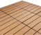 WILSONS DIRECT – 11x Interlocking Decking Floor Tiles – Durable Wood Plastic & Composite Hot Tub Deck Tiles - Easy Installation -Perfect for Garden, Patio, Poolside & Balcony -30x30cm (Light Brown)