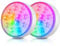 2 pezzo Illuminazione LED per piscina subacquea ricaricabile, luce subacquea con telecomando, illuminazione stagno impermeabile IP68, per piscina, fontane, stagni, acquari, matrimoni, 16 colori