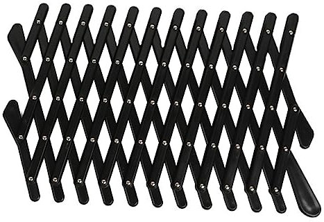 BUGUUYO Haustierzaun Hundeauto-Fensterschutztor Hund Auto Barriere Hundezaun im Freien Fensterschutz für Haustierautos Fenstergitter für Haustiere Autozaun für Haustiere Metall Schwarz