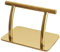 Jcasbdn Tableau de Coiffure Resier de Pied 12x7,5x7,5 Pouces Gold Salon en Acier Inoxydable Chaise de Berceau de Remplacement Poli en Or