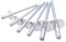 De 30 ou 50 rivets aveugles à tête large en aluminium, décoration à tirer, clou pop, rivet en aluminium(50Pcs,3.2x14x9.5mm)