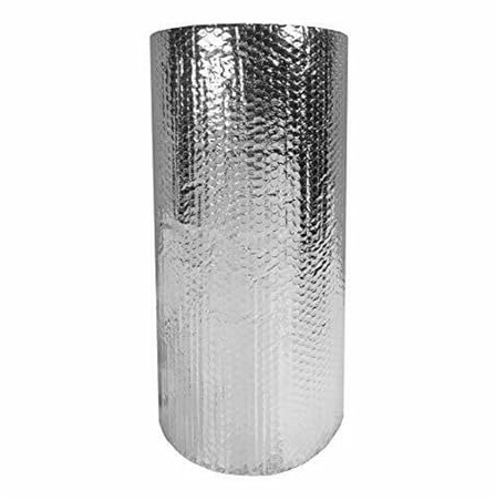 Imballaggi Point - Isolant thermique efficace à bulles, 125 cm x 10 m, papier bulle avec film aluminium réfléchissant, rouleau thermique pour murs, fenêtres, portes, sols, toits, manteau - lot de 1