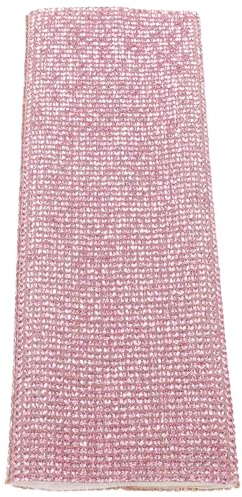 CHICAMPERA Wireless Handheld Microphone Sleeve Rhinestone Cover Pink Bling Glitter Stylish Visual Enhancement Universal Fit for Singers Stage Performance Event