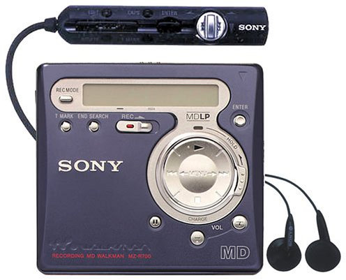 Sony MZ-R700/L Lettore / registratore MD, Blu