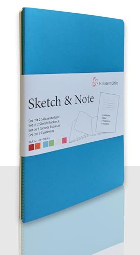 Sketch & Note 125g/m² Sketch & Drawing Notebook, Blue Set, A5, 20 fls Each