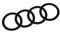 Audi Original Q2 C-Blade Dekorfolie Set Ringe Exterieur Ringe Brilliantschwarz 81B064317 Y9B