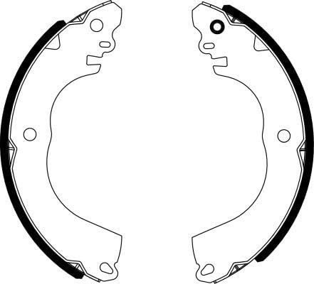TMD Friction Services 91081900 Bremsbackensatz