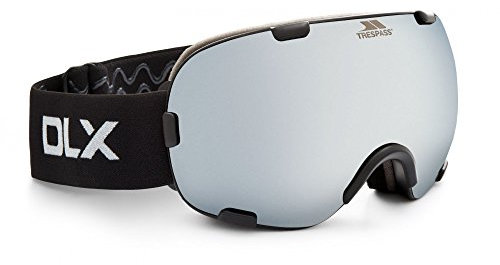 Trespass Bond Mirrored Dual Lens Ski Goggles (One Size) (Matt Black Frame)