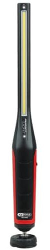 KS TOOLS - 150.4460 – PerfectLight COB LED-Handleuchte, 600 Lumen – Beleuchtung seitlich + vorne – leistungsstark und praktisch – neigbar – USB-C- oder Netzladung – magnetisch und Haken für freie
