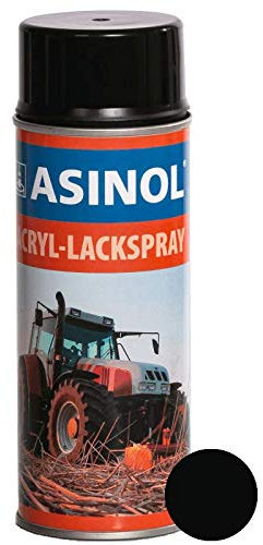 ASINOL Stoll Frontlader Schwarz Acryl-Lackspray 400 ml