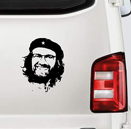 myrockshirt Jürgen Klopp Aufkleber Autoaufkleber Sticker Che Guevara Kloppo Pöhler Trainer Dortmund Liverpool ca.20cm