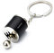 Wailicop Autoteil Modell Metall Schlüsselanhänger Schaltgetriebe Schalthebel Getriebe Keychain Keyring Kreative Auto-Gangschaltung Mit Schalthebel- Und Knopf