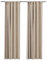 vidaXL 2X Vorhang Verdunkelung mit Haken Verdunkelungsvorhang Kräuselband Thermo Gardine Blickdicht Vorhänge Leinenoptik Beige 140x245cm