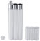 Oumefar Cigar Holder Stainless Steel Flask Portable Cigar Case Hip Flask Lightweight Travel Cigar Tube