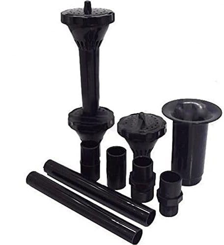 TOSSPER Fuente Bomba Boquillas De Plástico Multifunción Waterfall Garden Cabezas Rociadoras para Piscina Estanque Fuente Bomba Sumergible