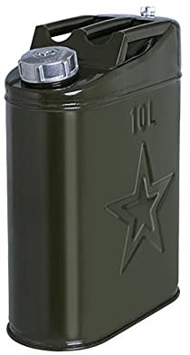 Taniche carburante Bombola del gas Serbatoio del gas addensato sigillato a tenuta, tanica diesel di riserva di emergenza con 3 maniglie, beccuccio flessibile e kit di sfiato per auto, con un tubo di