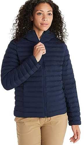 Marmot Damen Echo Featherless Hoody, Ultra-leichte isolierte Winterjacke, warme Outdoorjacke mit Kapuze, wasserabweisende Steppjacke, winddichte Funktionsjacke, klein packbar
