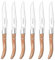 Lou Laguiole Louis - Coffret 6 couteaux steak royal Hêtre
