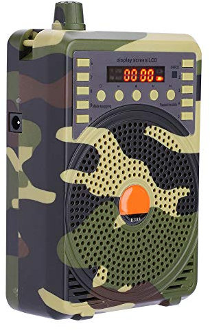 Fupei Altavoz de Señuelo para Pájaros, Altavoz MP3 de Amplio Uso, Inalámbrico, Eficiente para Caza Al Aire Libre(Enchufe de la UE)