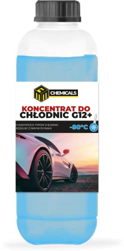 MRM Chemicals Kühlerfrostschutz G12 Konzentrat 1L 1 Liter -80°C Frostschutzmittel Antifreeze Kühlmittel Auto Blau Hochwertige, für alle Motoren und Kühlern
