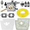 ZAMDOE Carburador Compatible para Stihl FS160 FS220 FS180 FS280 FR220 desbrozadora de Hilo reemplaza a Zama C15-51 C1S-S3G con Filtro de Aire bujía línea de Combustible