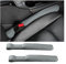 JNNJ 2 Stück Autositz Lückenfüller Lückenkissen, Leder Interior Sitzlückenfüller, Autositz Gap Stopper, Universal Geeignet für die Meisten Modelle von Autos(Grün-Grau)