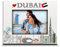 BELLA BUSTA - Dubai Bilderrahmen, Hochzeit, Verlobung, Flitterwochen, Urlaub in Dubai, UV-Druck, Dubai-Symbole, Design-Set (12,7 x 17,8 cm horizontal)